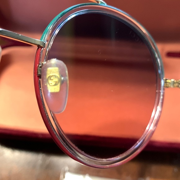 NWOT Authentic Gucci Gradient Round Glasses - Picture 8 of 12